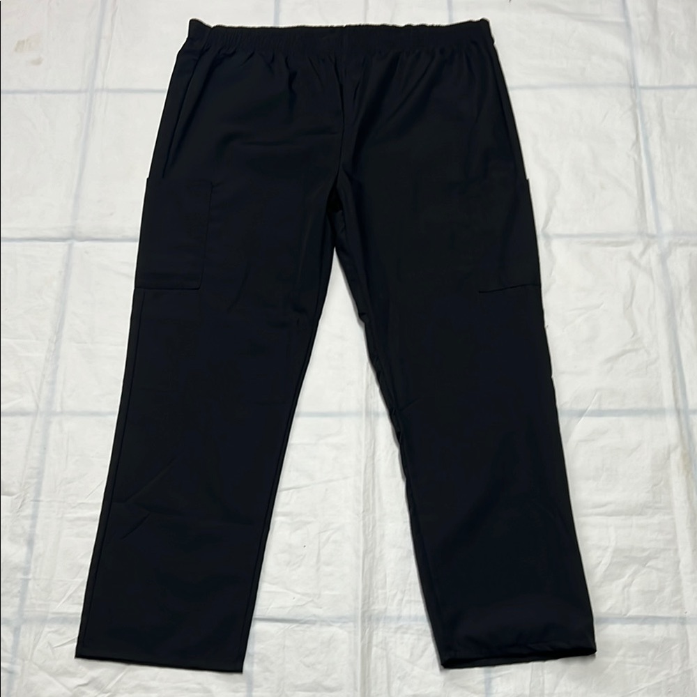 Men's Black Scrub Set unisex